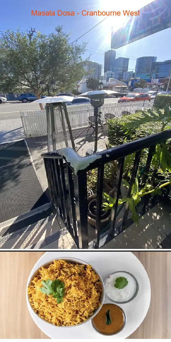 Find the List 19 budget-friendly restaurants near you in Cranbourne West VIC: 1.Masala Dosa - Cranbourne West, 2.Hungry Jacks Burgers Cranbourne West, 3.Cholas Indian Restaurant, 4.Okami Japanese Restaurant, 5.Taco Bill - Cranbourne, 6.Cafe Cibo Bar Cranebourne west, 7.Hans Sushi Bar, 8.Banqueta, 9.Good Day Daniels Kitchen, 10.Cranny Boys Pizza - Cranbourne West, 11.Beast Burger & Parma, 12.Cafe Ayubowan, 13.Lalas Kitchen - Cranbourne West, 14.Flock and herd butcher, 15.Shakil Strenkaat, 16.Sartaaj Indian Restaurant, 17.Tusk & Tonic Restobar, 18.2 massi de munde cranbourne west, 19.Tandoori Garden Indian Restaurant, 