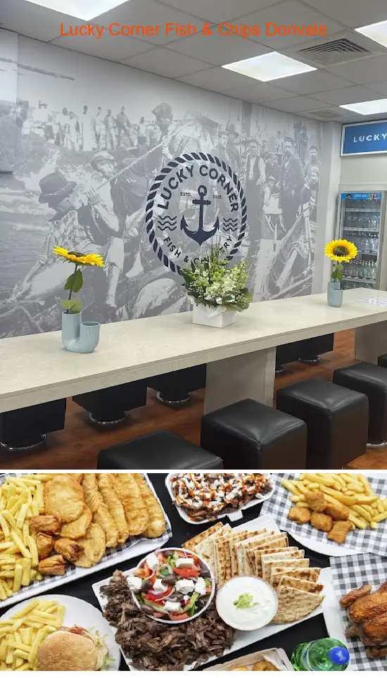 Find the List 5 budget-friendly restaurants near you in Donvale VIC: 1.Lucky Corner Fish & Chips Donvale, 2.Laksa Village, 3.Grilld Burgers - Tunstall Square, 4.Ciao Man, 5.118 Mitcham Rd, 