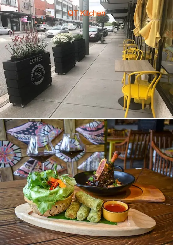 Find the List 4 budget-friendly restaurants near you in Glen Iris VIC: 1.Glen Iris Fish & Chips, 2.Huzzah, 3.QT Kitchen, 4.Grazia DAsporto, 