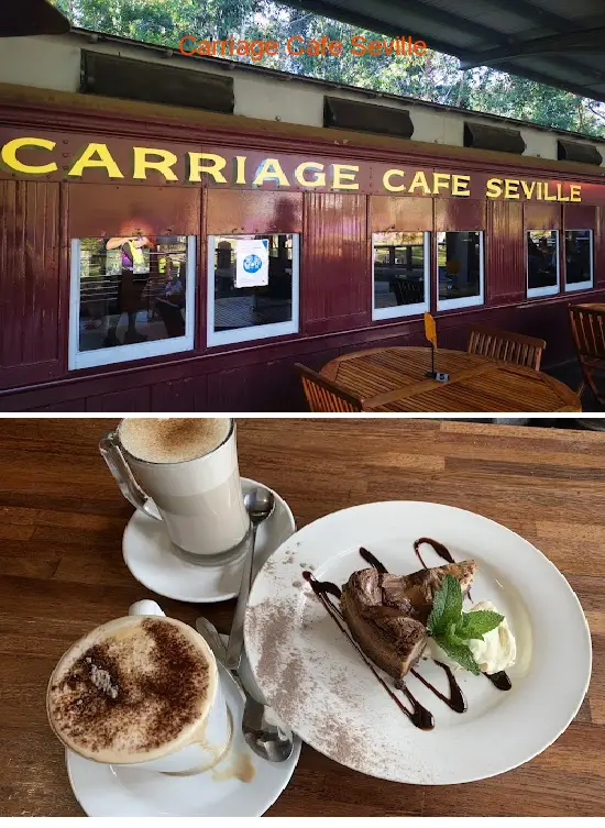 Find the List 8 budget-friendly restaurants near you in Seville VIC: 1.Brumfield Winery & SLAQ Brewery, 2.Carriage Cafe Seville, 3.H&N Chinese Vietnamese Take Away, 4.Frankies @ 662, 5.Love Eats Sushi Bar and Thai Restaurant, 6.Branded Burgers & Bar, 7.Ducky Café Seville, 8.Rowanos Seville, 