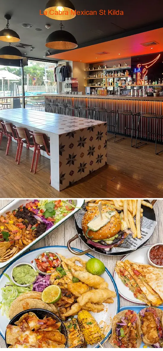 Find the List 15 budget-friendly restaurants near you in St Kilda VIC: 1.La Cabra Mexican St Kilda, 2.Chinta Ria Soul, 3.Three Elephants & Co., 4.Saints Bar And Dine, 5.Rufio, 6.Hotel Esplanade, 7.Truffles, 8.Buba Middle Eastern Kitchen & Bar, 9.Mahjong Restaurant, 10.Anelli Restaurant, 11.i Carusi ii, 12.Prince Public Bar, 13.Republica St Kilda Beach, 14.Cafe Di Stasio, 15.Bistro Voliere, 