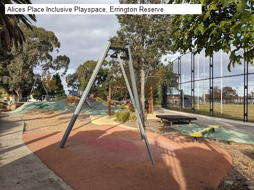 1 review location for tourist in St Albans, VIC Australia: 1. Alices Place Inclusive Playspace, Errington Reserve,