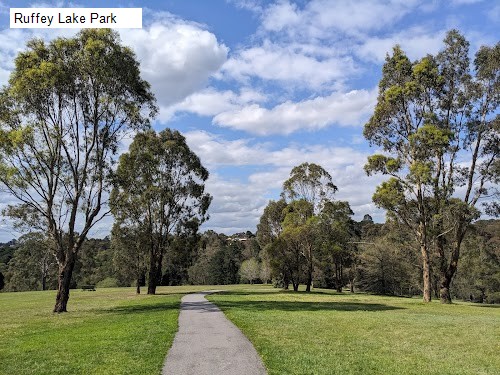 5 review location for tourist in Doncaster East, VIC Australia: 1. Ruffey Lake Park,2. Schramms Cottage,3. Currawong Bush Park,4. Community Project,5. Zerbes Reserve,
